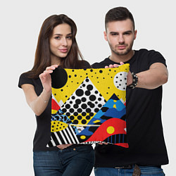 Подушка квадратная Путь в неизведанное, цвет: 3D-принт — фото 2