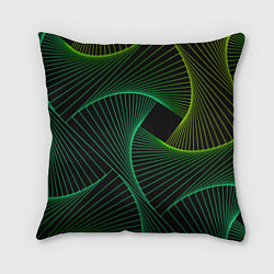 Подушка квадратная Сетка скрученных линий