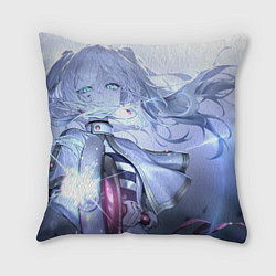 Подушка квадратная Sousou no Frieren Фрирен beautiful blue