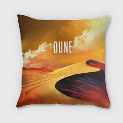 Подушка квадратная Dune - sands, цвет: 3D-принт