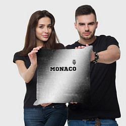 Подушка квадратная Monaco sport на светлом фоне посередине, цвет: 3D-принт — фото 2