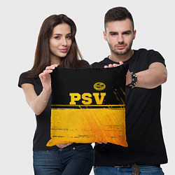 Подушка квадратная PSV - gold gradient посередине, цвет: 3D-принт — фото 2