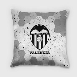 Подушка квадратная Valencia sport на светлом фоне, цвет: 3D-принт