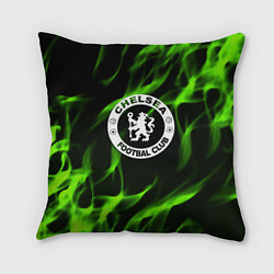 Подушка квадратная Chelsea sport club fc fire, цвет: 3D-принт