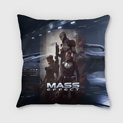 Подушка квадратная Mass Effect game, цвет: 3D-принт