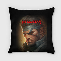 Подушка квадратная Веном Снейк из игры Metal gear, цвет: 3D-принт