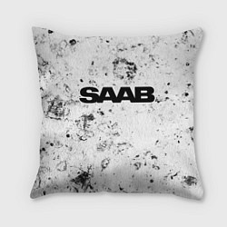 Подушка квадратная Saab dirty ice, цвет: 3D-принт