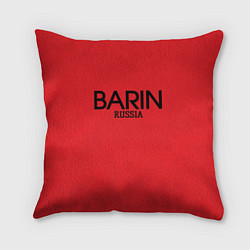 Подушка квадратная Барин - barin, цвет: 3D-принт