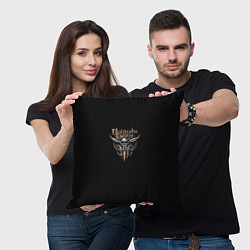 Подушка квадратная Baldurs gate logo, цвет: 3D-принт — фото 2