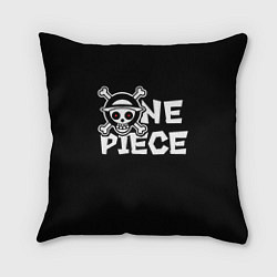 Подушка квадратная One piece - emblem, цвет: 3D-принт
