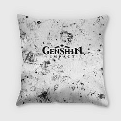 Подушка квадратная Genshin Impact dirty ice, цвет: 3D-принт