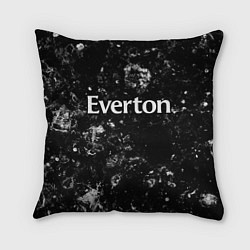 Подушка квадратная Everton black ice, цвет: 3D-принт