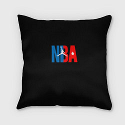 Подушка квадратная NBA sport, цвет: 3D-принт