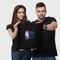Подушка квадратная NBA store, цвет: 3D-принт — фото 2