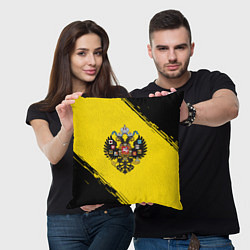 Подушка квадратная Российская империя текстура, цвет: 3D-принт — фото 2