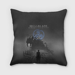Подушка квадратная Hellblade - Sign, цвет: 3D-принт