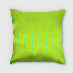 Подушка квадратная Неоновый паттерн тонких линий, цвет: 3D-принт