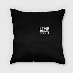 Подушка квадратная Lim Bizkit logo, цвет: 3D-принт