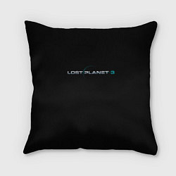 Подушка квадратная Lost planet 3, цвет: 3D-принт