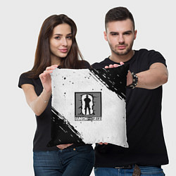 Подушка квадратная Rainbow six текстура лого шутер, цвет: 3D-принт — фото 2