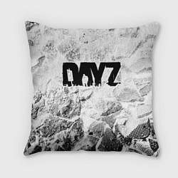 Подушка квадратная DayZ white graphite, цвет: 3D-принт