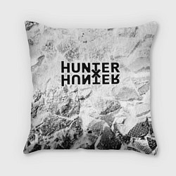 Подушка квадратная Hunter x Hunter white graphite, цвет: 3D-принт