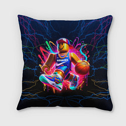 Подушка квадратная Roblox баскетболист, цвет: 3D-принт