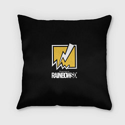 Подушка квадратная Rainbow six game steel ubisoft, цвет: 3D-принт