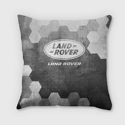 Подушка квадратная Land Rover - grey gradient, цвет: 3D-принт