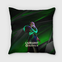 Подушка квадратная Леди Гейст Deadlock, цвет: 3D-принт