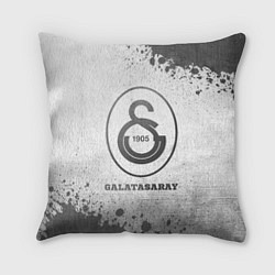 Подушка квадратная Galatasaray - white gradient, цвет: 3D-принт