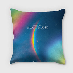 Подушка квадратная Moon music Coldplay