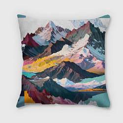 Подушка квадратная Искусство гор
