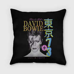 Подушка квадратная David Bowie - Tokyo 1973, цвет: 3D-принт