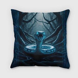 Подушка квадратная Цифровая змея