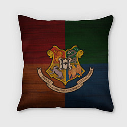 Подушка квадратная Hogwarts emblem