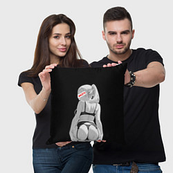 Подушка квадратная Frieren sexy - Sousou no frieren, цвет: 3D-принт — фото 2
