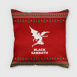 Подушка квадратная Black Sabbath new year, цвет: 3D-принт