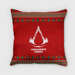 Подушка квадратная Assassins Creed new year, цвет: 3D-принт