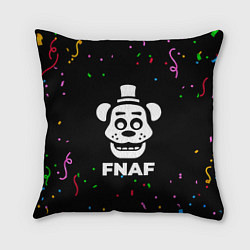 Подушка квадратная FNAF конфети, цвет: 3D-принт