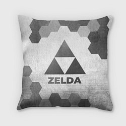 Подушка квадратная Zelda - white gradient, цвет: 3D-принт