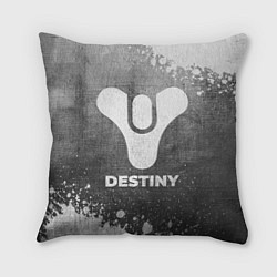 Подушка квадратная Destiny - grey gradient, цвет: 3D-принт