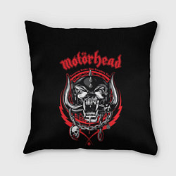 Подушка квадратная Motorhead skull, цвет: 3D-принт