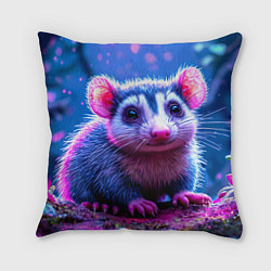 Подушка квадратная Малыш опоссум