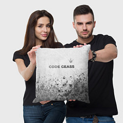 Подушка квадратная Code Geass - white gradient посередине, цвет: 3D-принт — фото 2