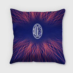 Подушка квадратная AC Milan red energy, цвет: 3D-принт