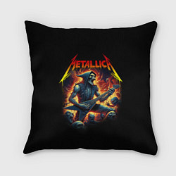 Подушка квадратная Metallica - James Alan Hatfield