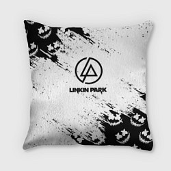 Подушка квадратная Marshmello x Linkin park, цвет: 3D-принт