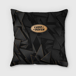 Подушка квадратная Land Rover golden poly, цвет: 3D-принт