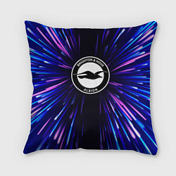 Подушка квадратная Brighton neon energy, цвет: 3D-принт